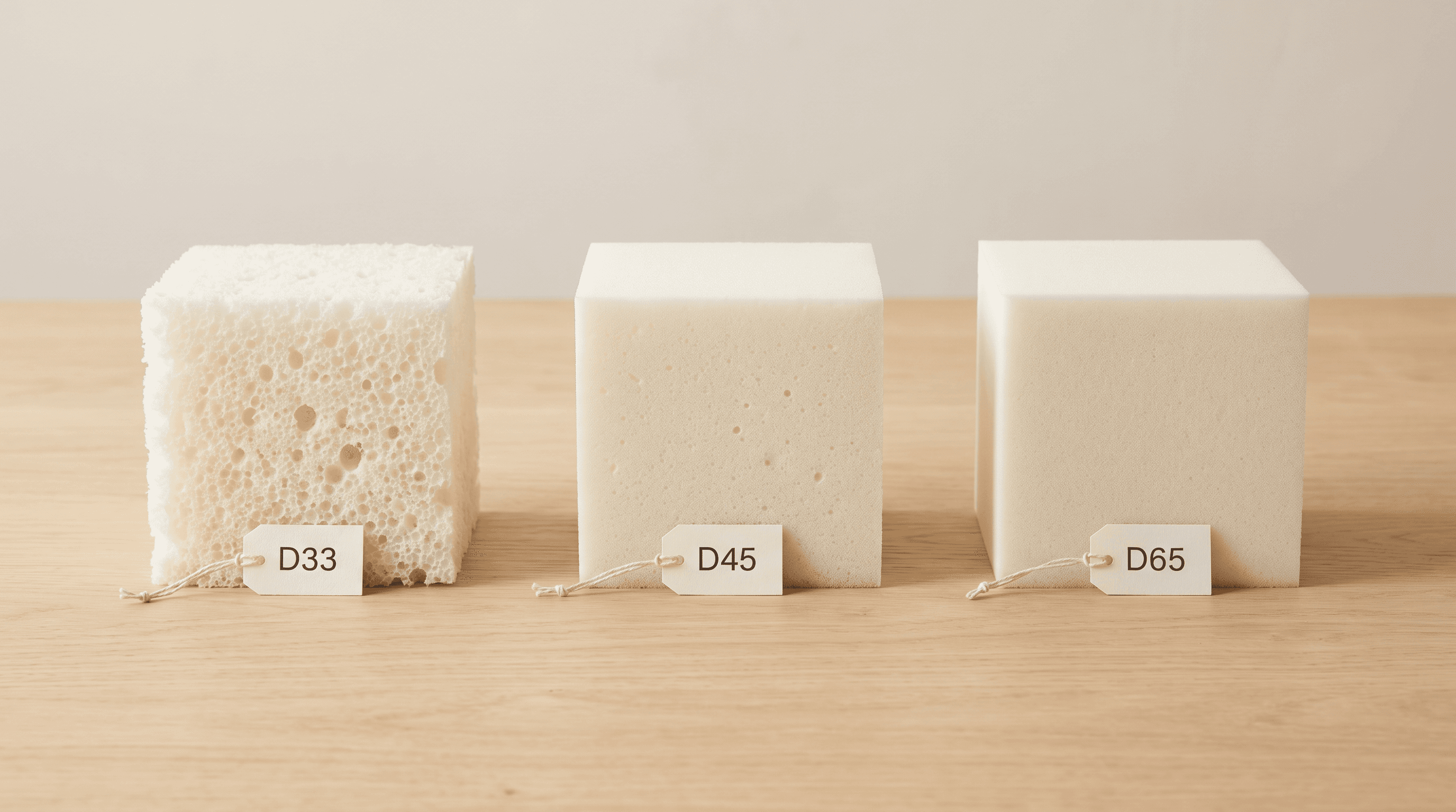 Espumas D33, D45 e D65: qual usar no seu sofá