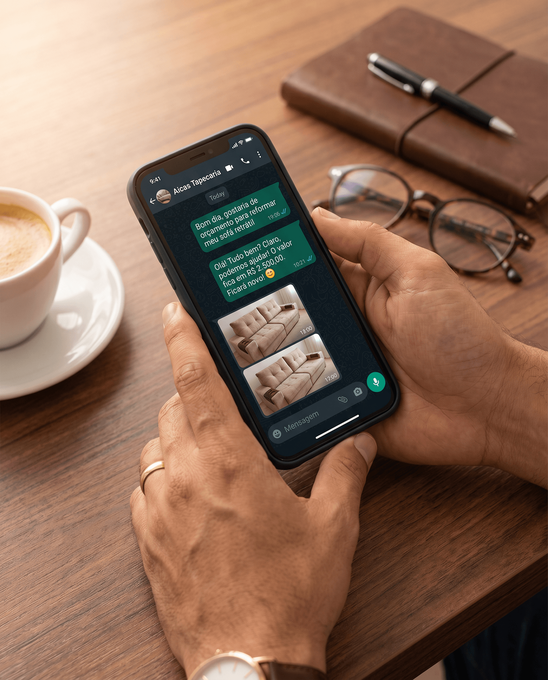 Passo 1: Atendimento direto no WhatsApp
