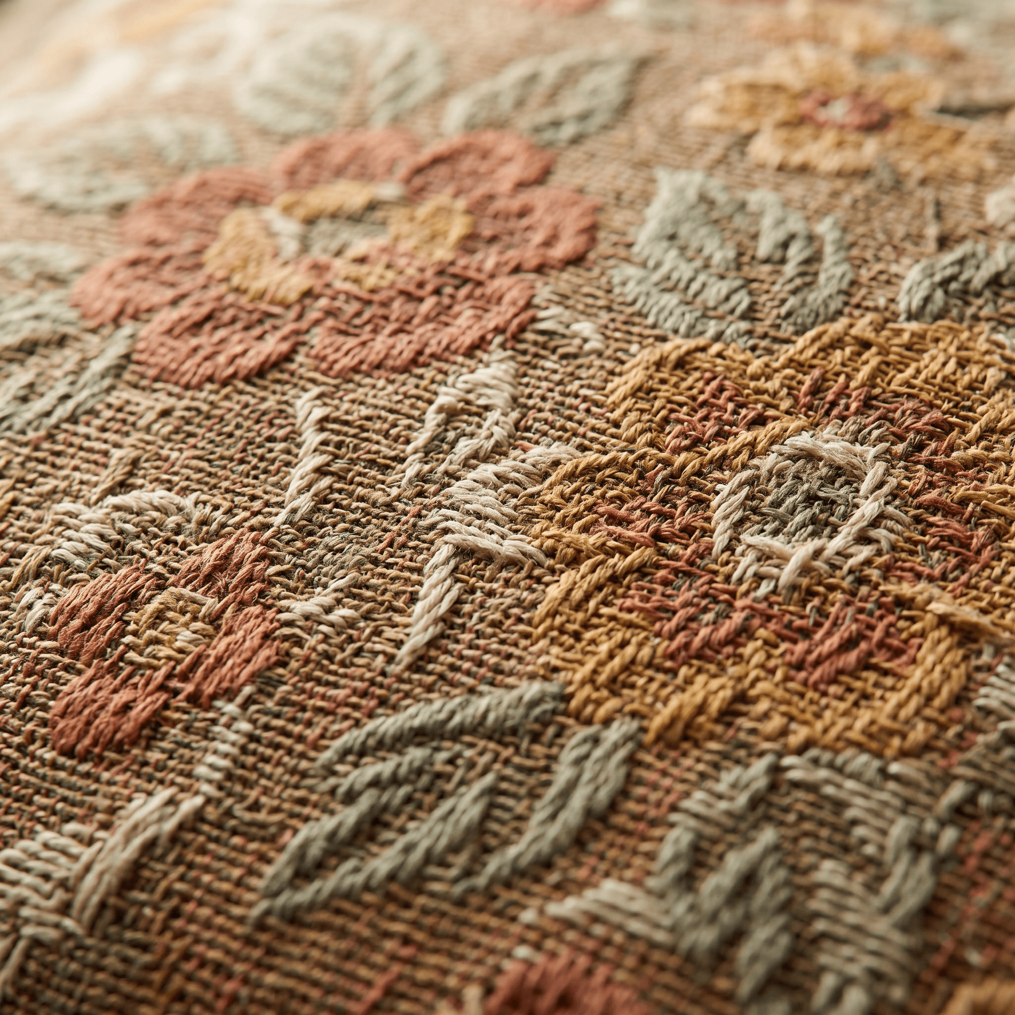 Textura de Jacquard floral