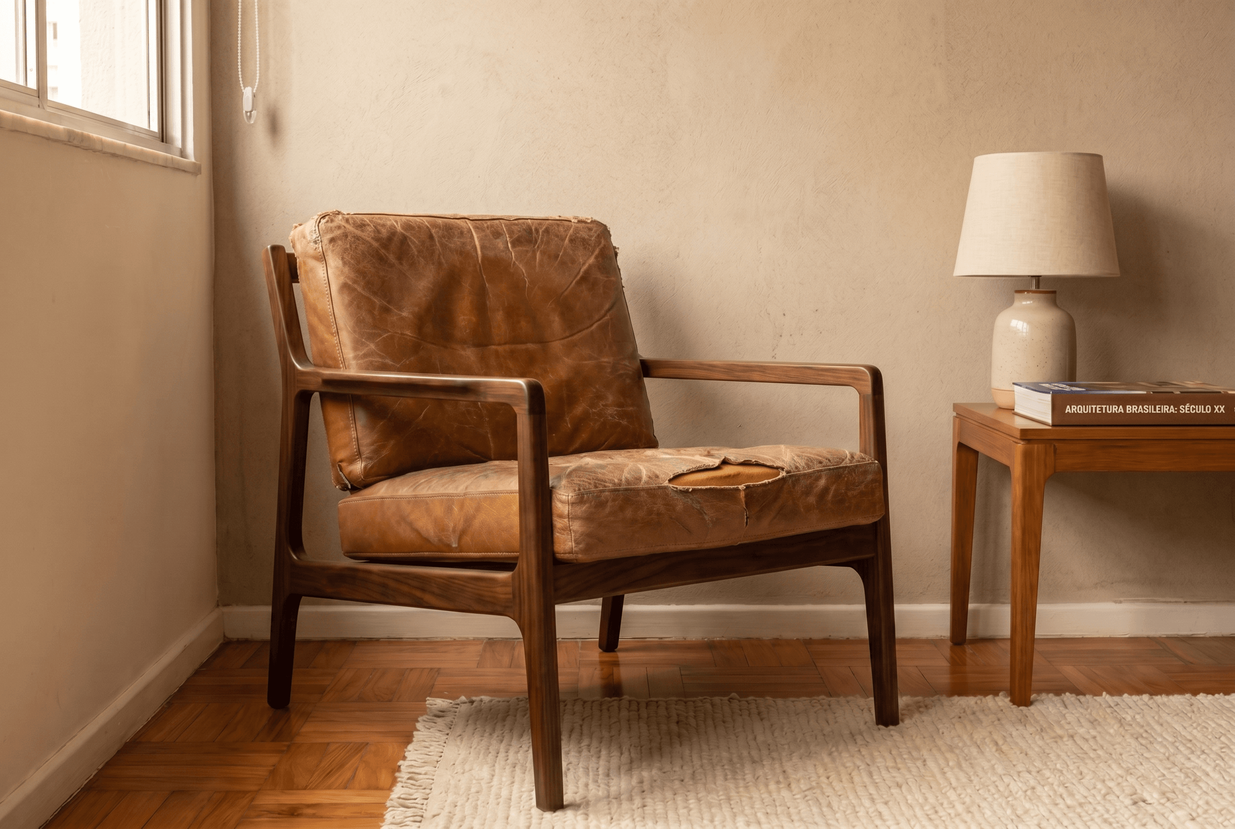 Poltrona modernista — antes da reforma